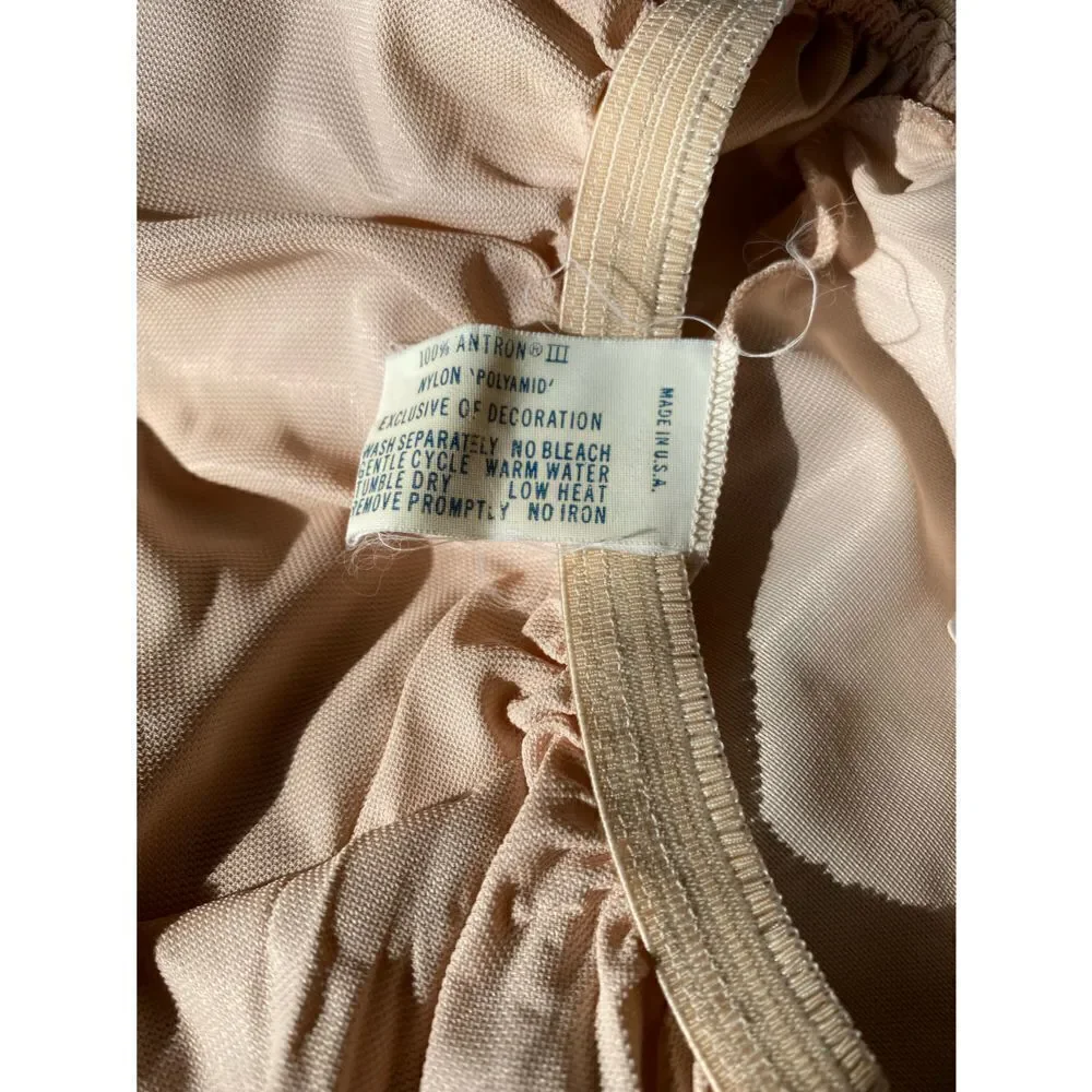 Vintage Vassarette Beige Long Half Slip - Picture 4 of 9